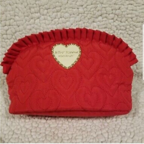 Betsey Johnson cosmetic bag - Picture 2 of 3